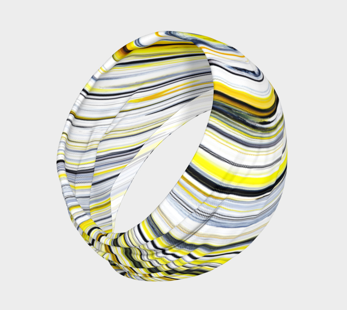 Yellow And Black Funky Swirl preview #2