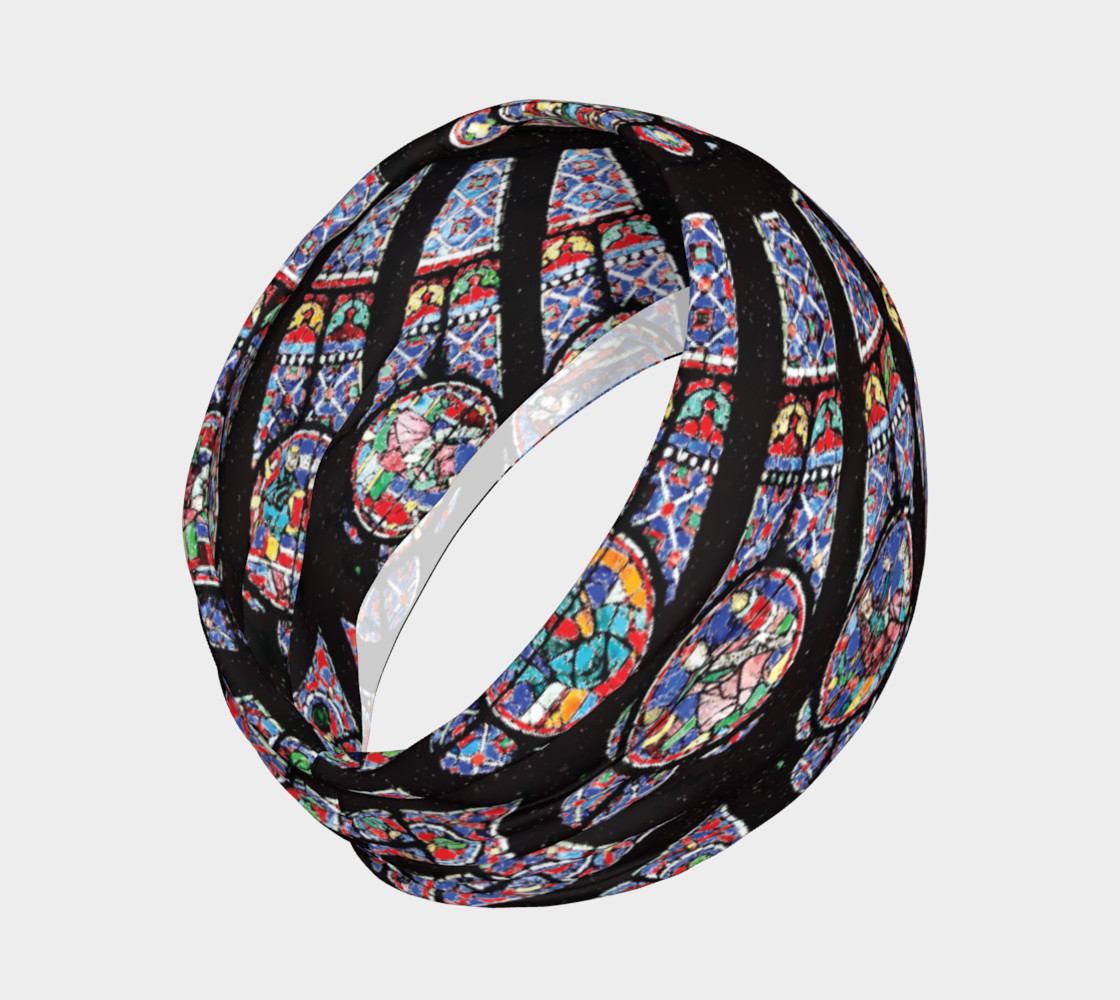 Rose South Window, Notre Dame Paris Headband preview #2