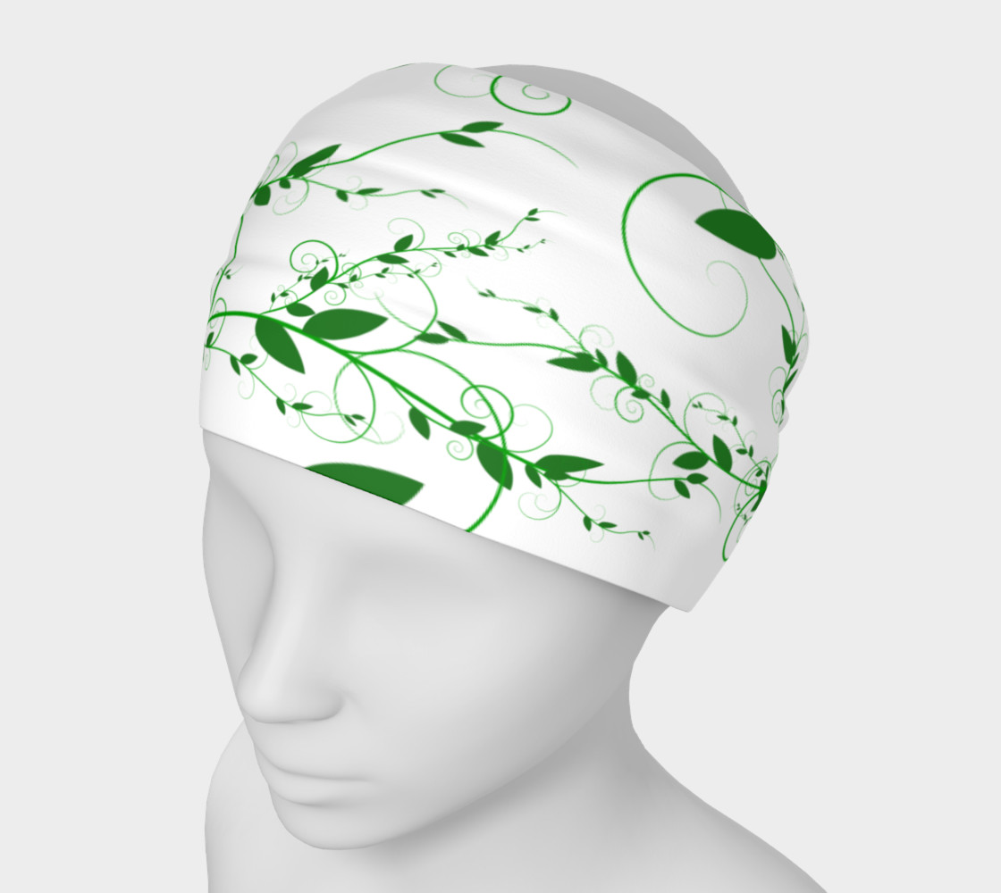 Green Swirly Vines 3D preview