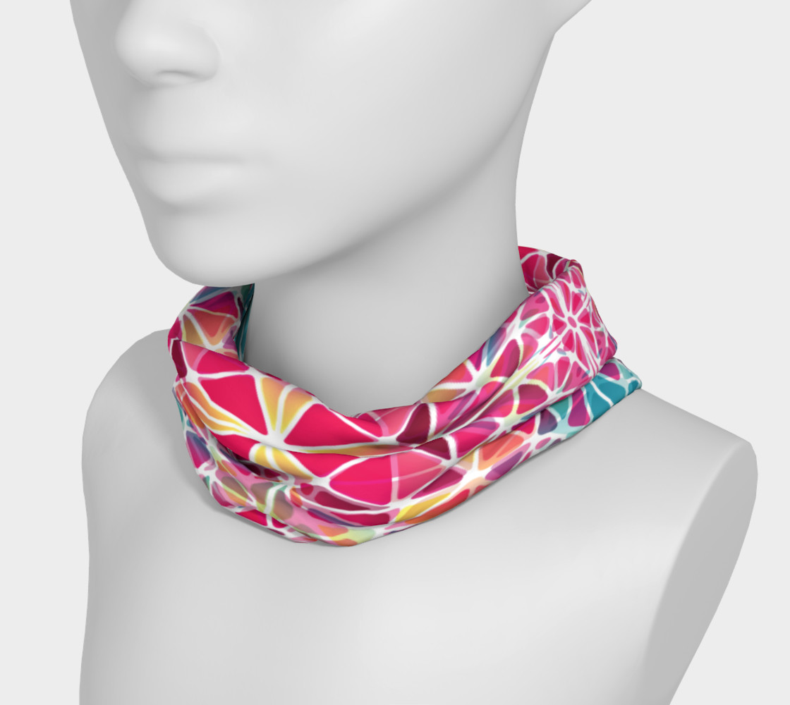 Pink and Blue Kaleidoscope Headband preview #3