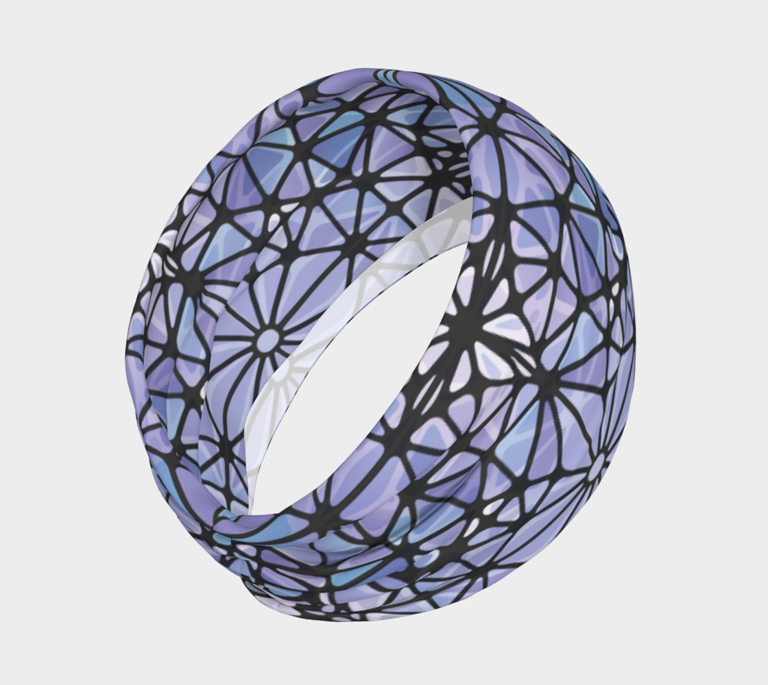 Purple and Blue Kaleidoscope Headband preview #2