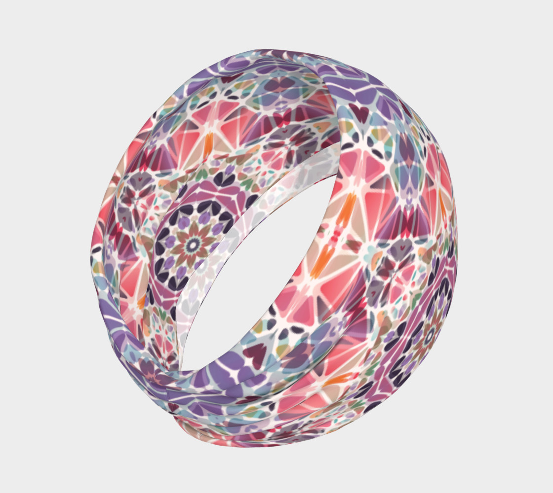 Purple and Pink Kaleidoscope Headband preview #2