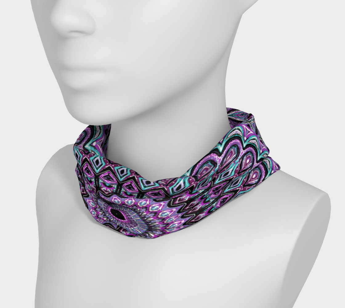 Aperçu de Blackberry Bliss Mandala Headband #3