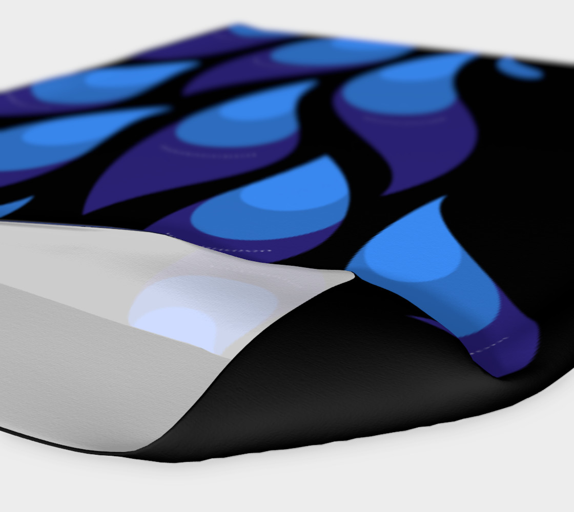 Pretty Peacock Pattern Black Background preview #4