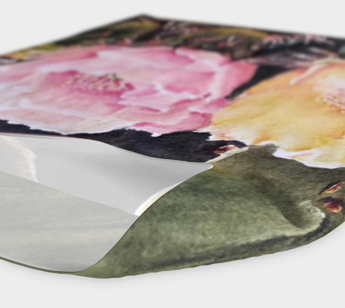 Yellow Pink Cactus Flowers HeadBand preview #4