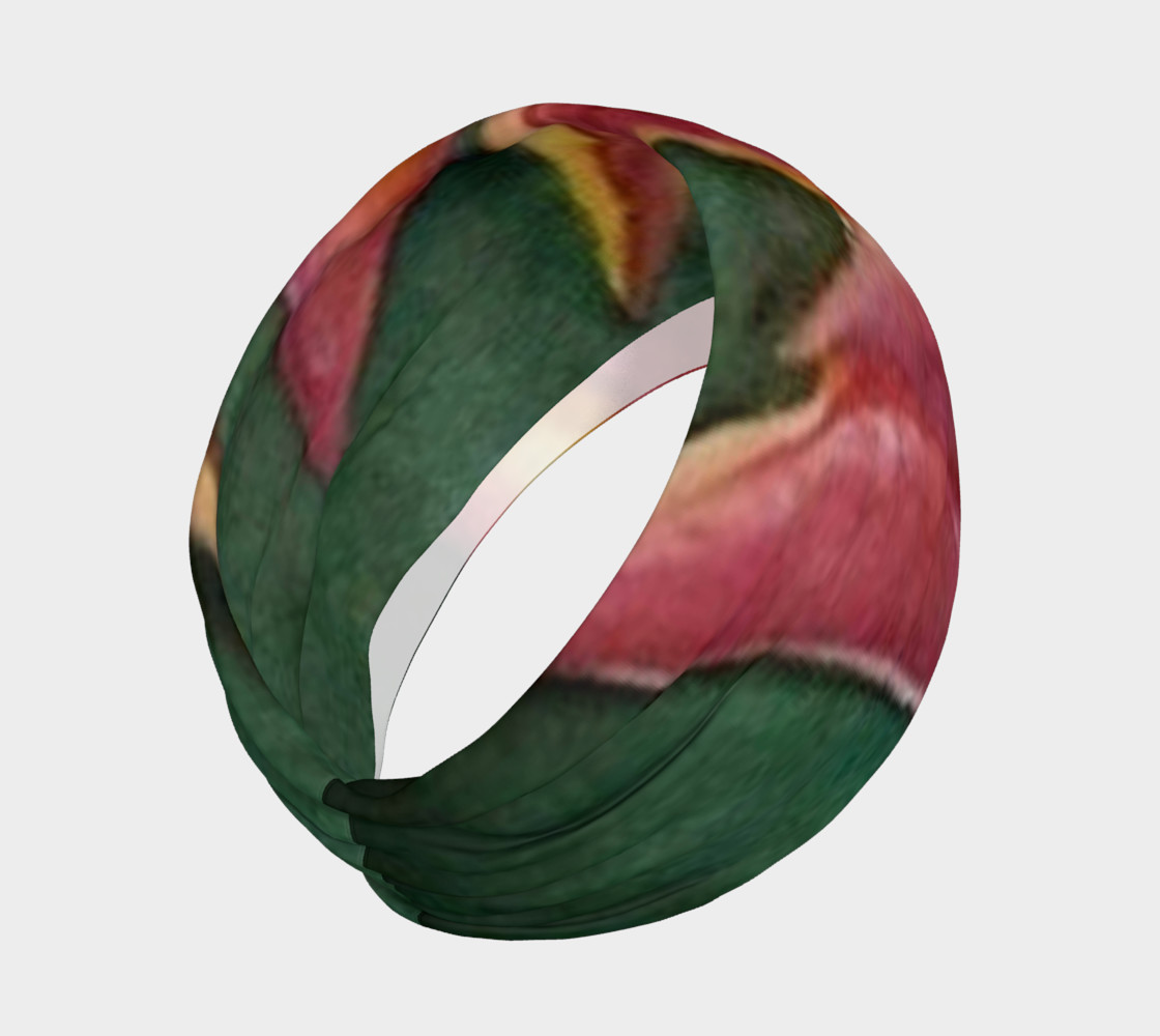 Orange Yellow Tulip Petals Headband preview #2
