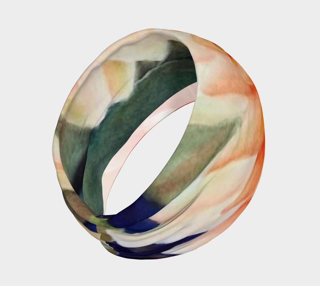 Orange Waterlily Headband preview #2