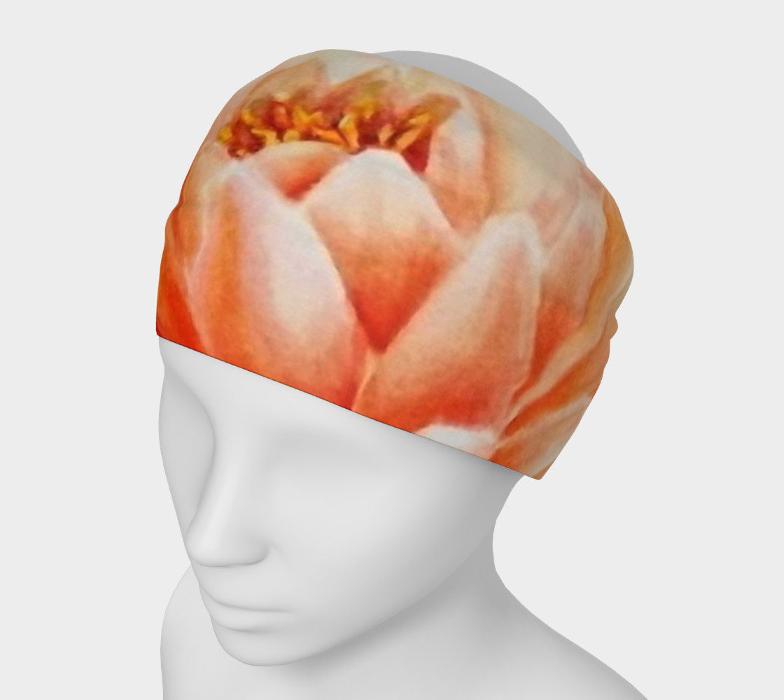 Orange Waterlily Headband preview #1