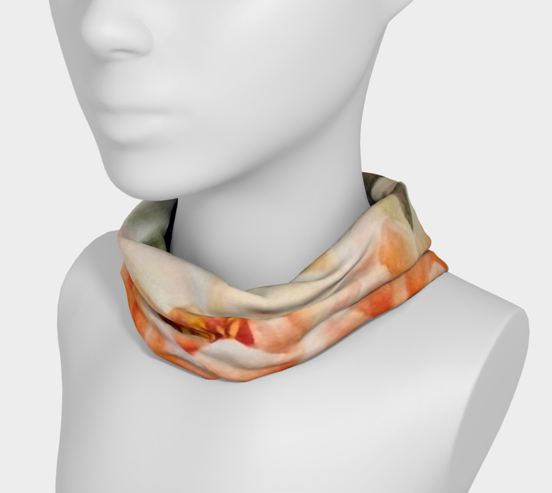 Orange Waterlily Headband preview #3