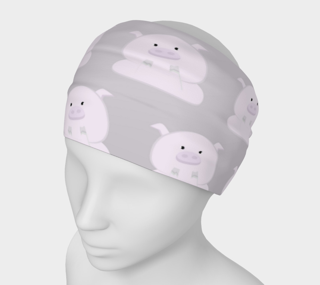 Pink Piggies on Grey preview #1