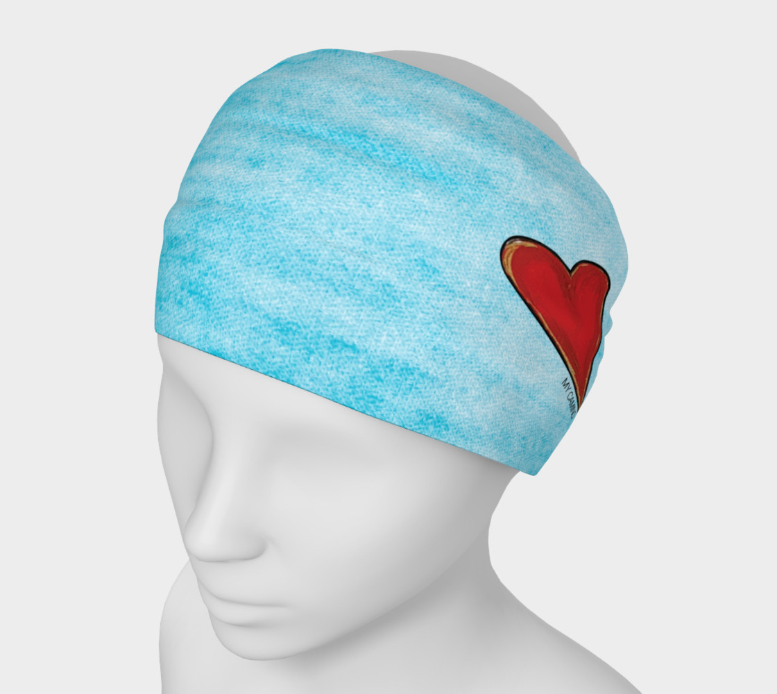 Headband-red heart preview #1