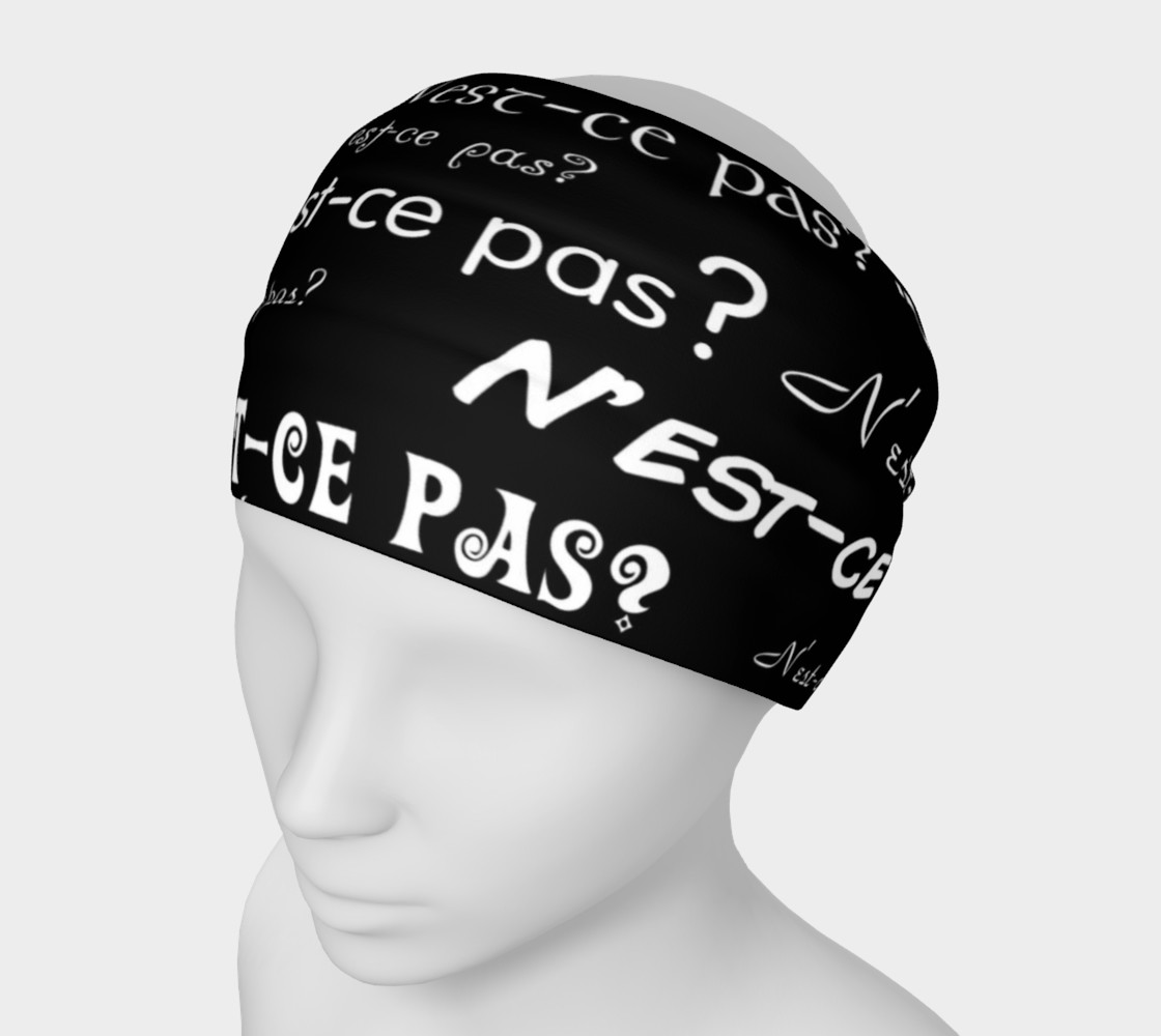 White N'est-ce Pas Headband preview #1