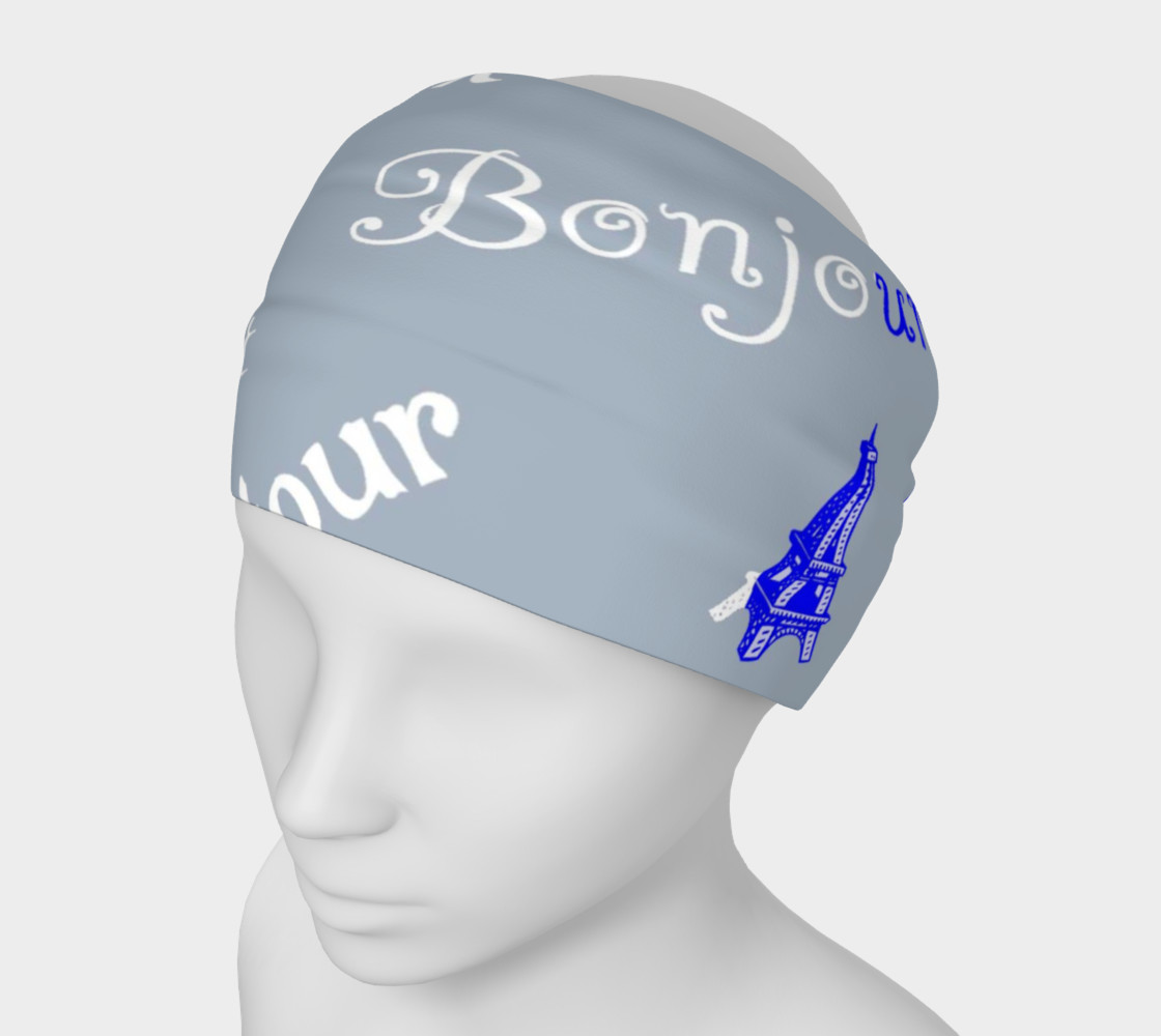 French Flag Bonjour Headband preview #1