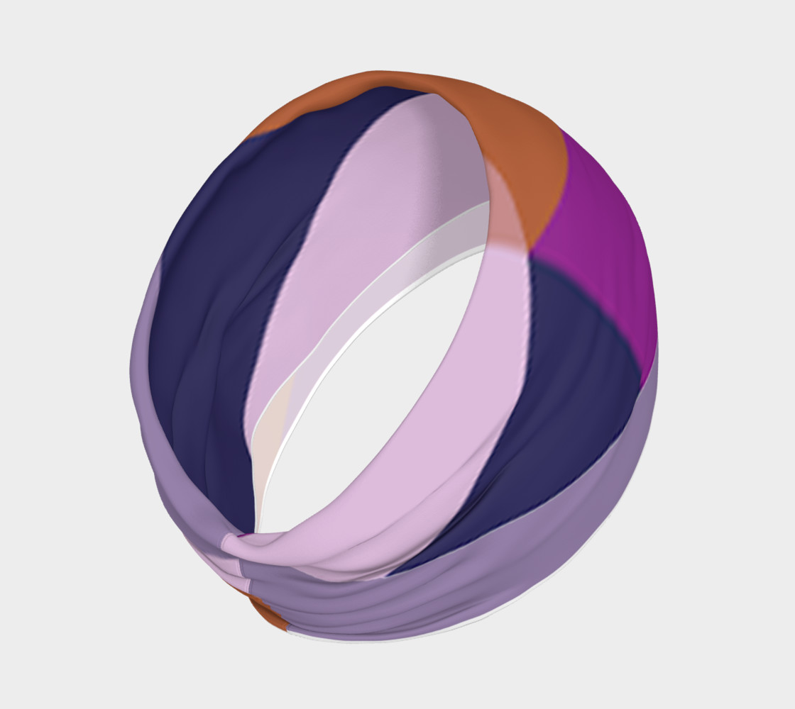 colour blocking head band preview #2