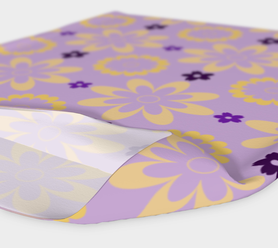 Aperçu de Orange and Purple Flower Clash Headband #4