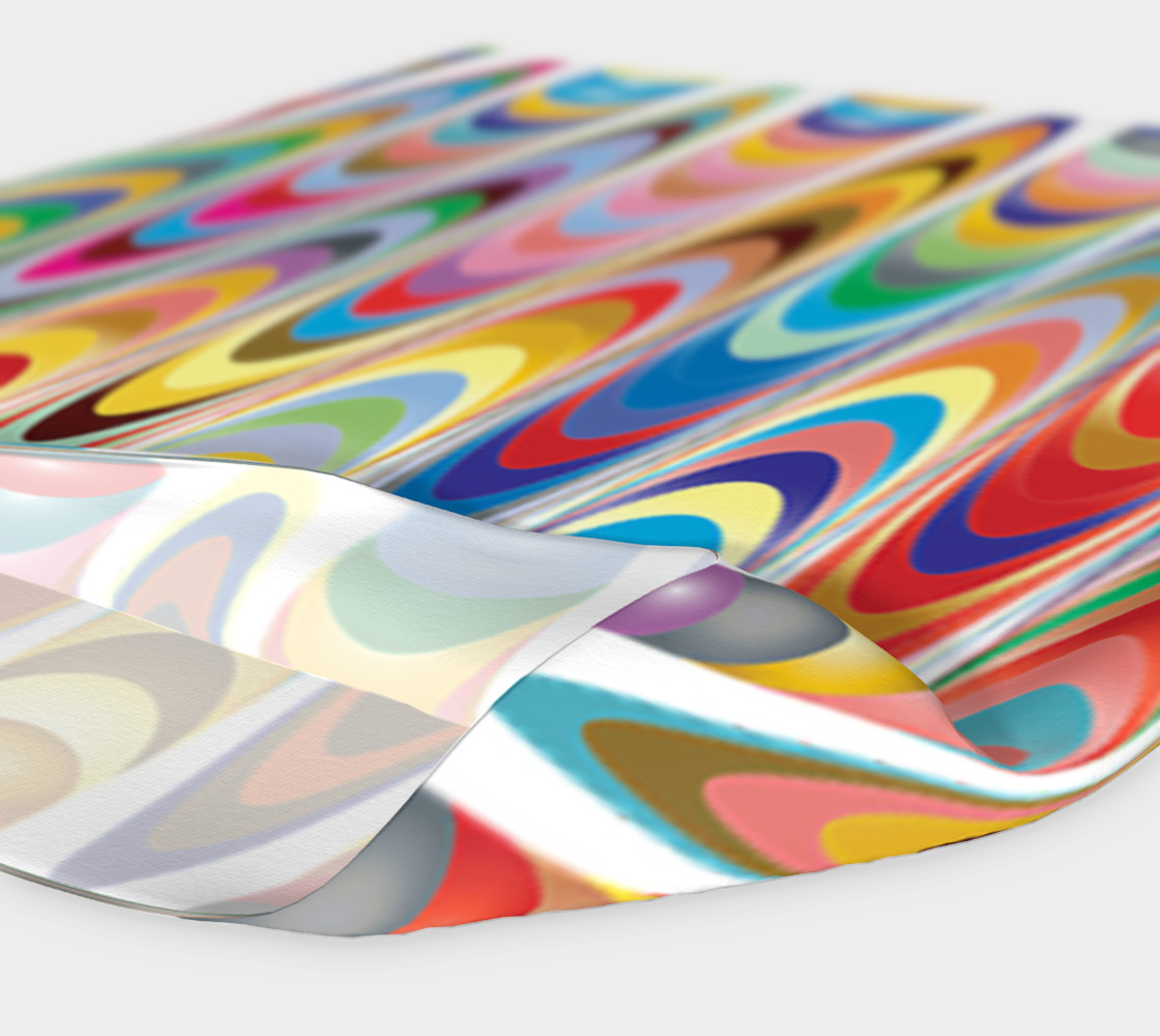 Funky rainbow swirls headband preview #4