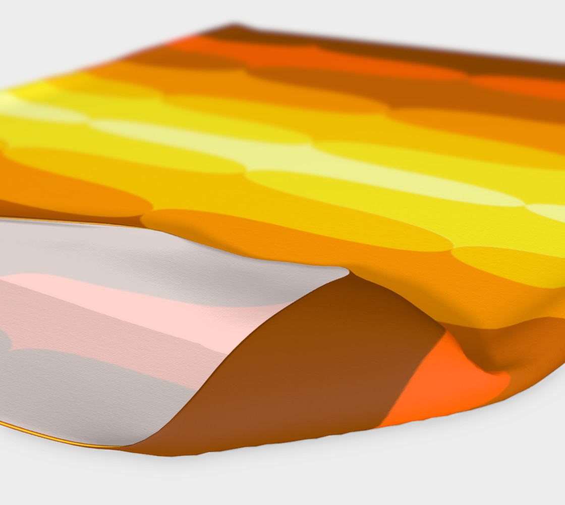 retro orange and browns headband preview #4
