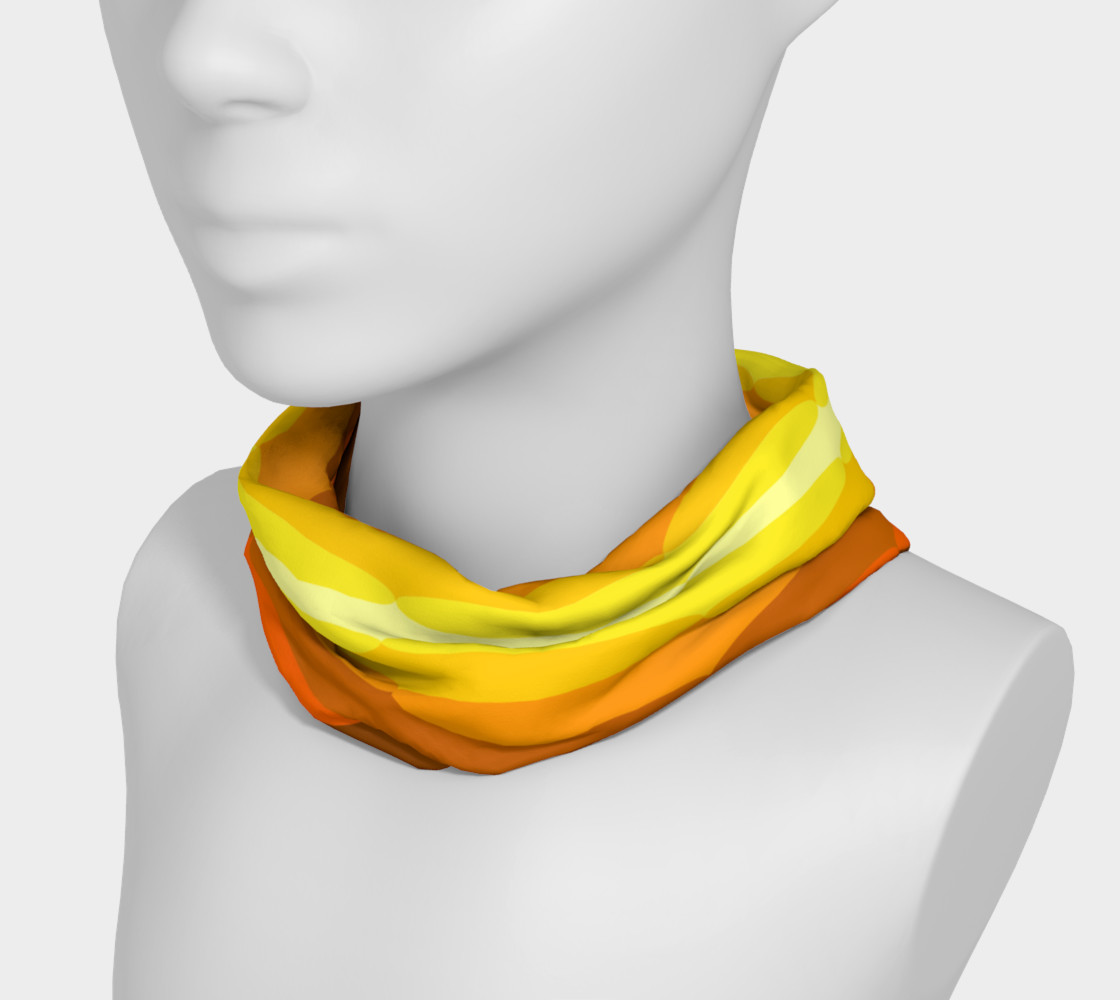 retro orange and browns headband preview #3