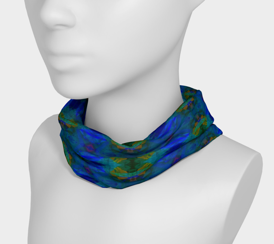 Bold Blue and Green Abstract preview #3
