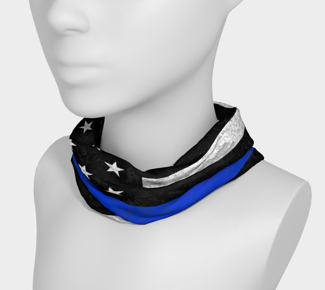 Thin Blue Line Flag Headband preview #3