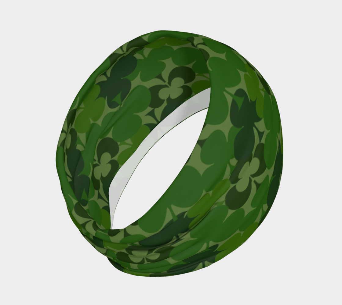 Green Shamrocks Headband preview #2
