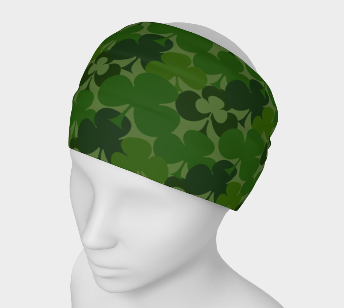 Green Shamrocks Headband preview #1