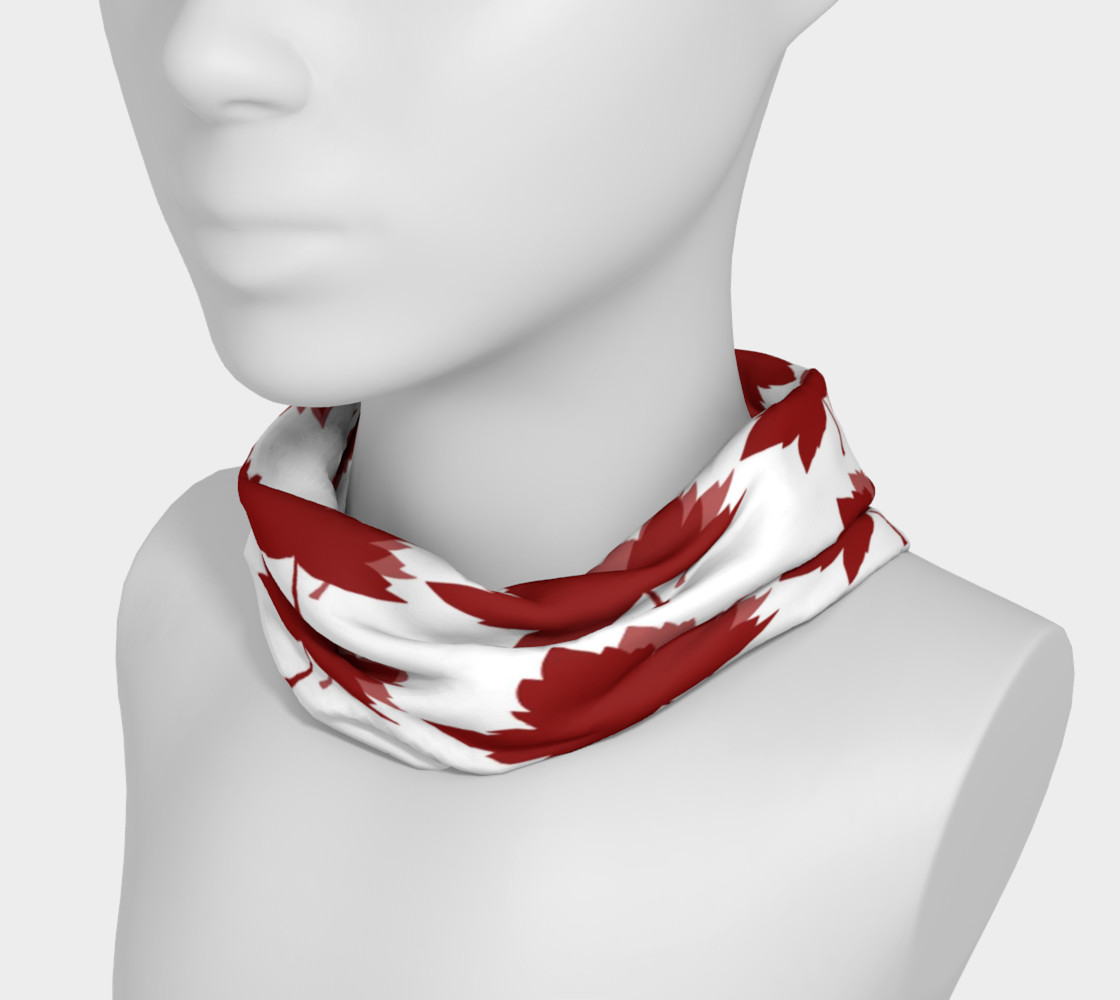 Red Maple Leaves Headband preview #3