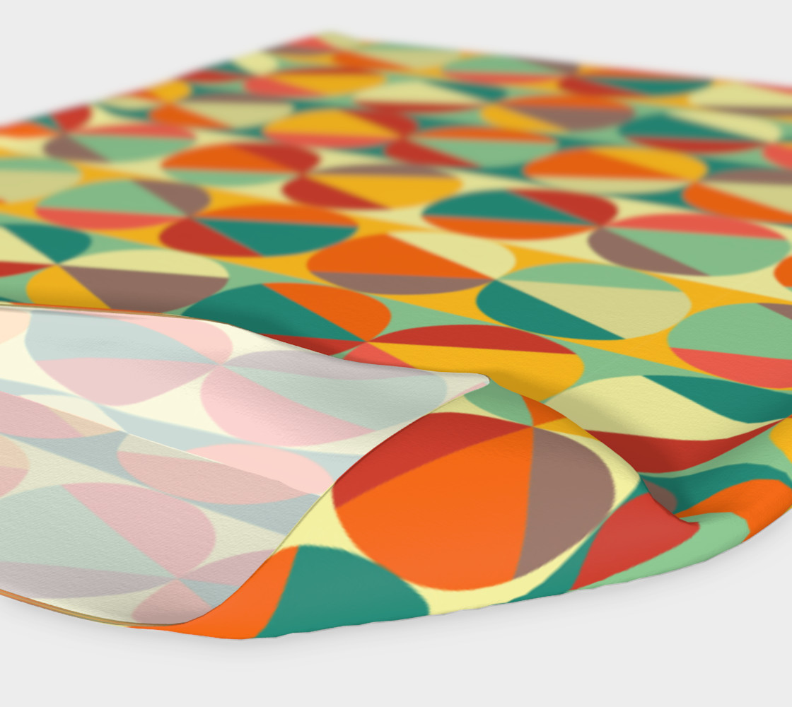 Retro geometric pattern headband preview #4
