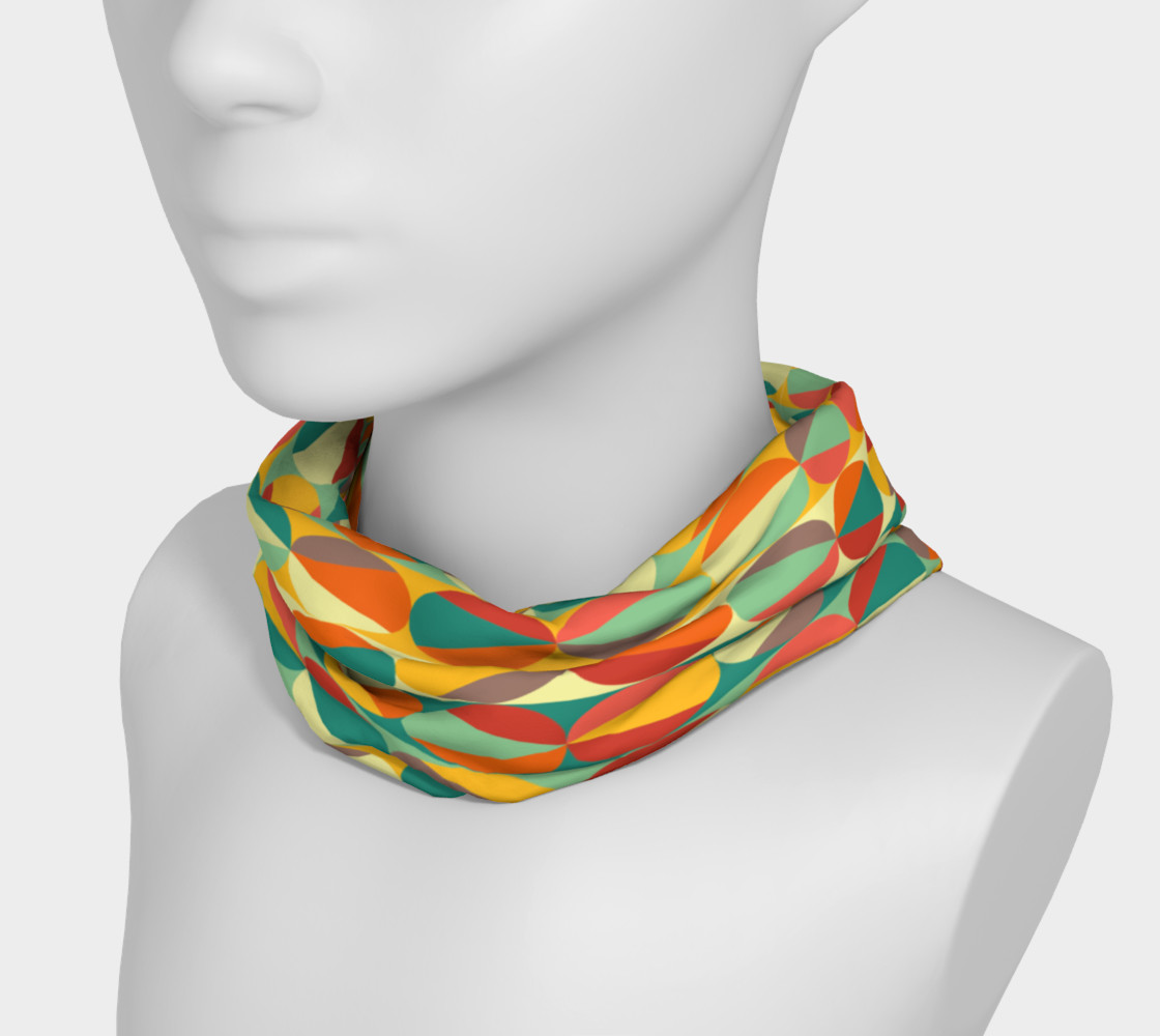 Retro geometric pattern headband preview #3