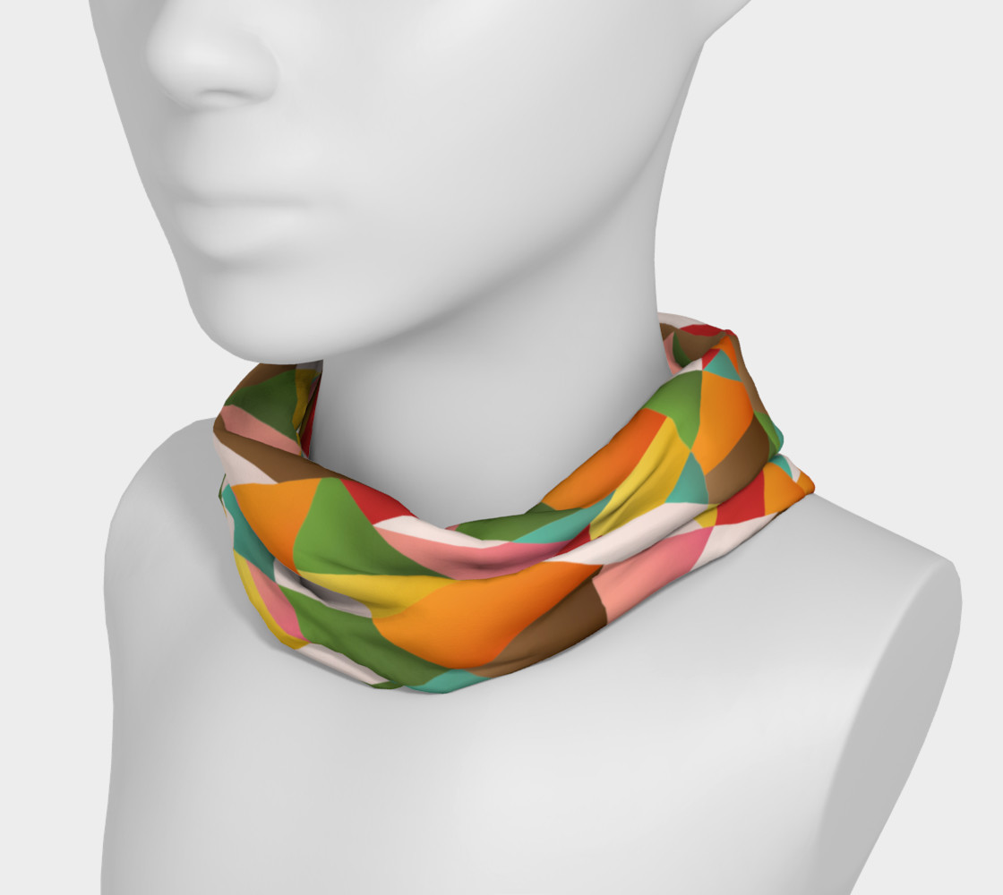 Funky geometric shapes head band preview #3