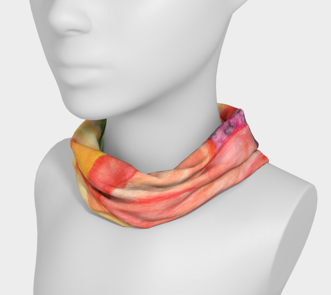 Giant Orange Poppy Headband preview #3