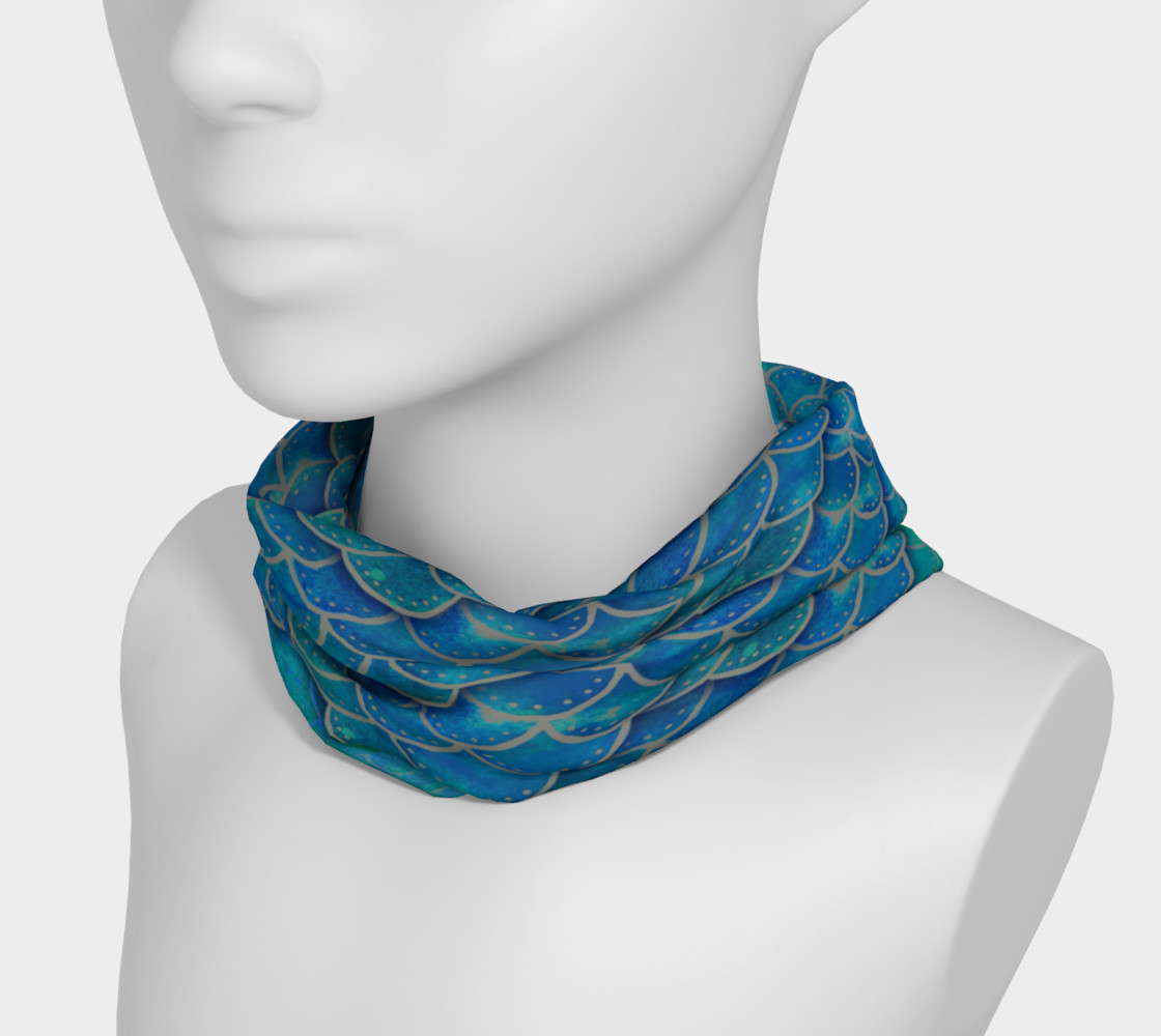 Mermaid Dragon Scales Headband preview #3