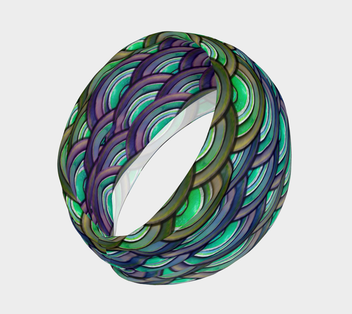 Mermaid Dragon Scale Headband preview #2
