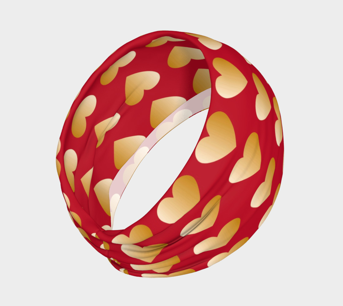 Red and Gold Valentine Hearts preview #2