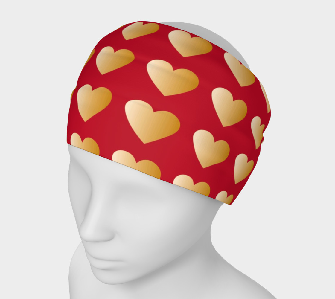 Red and Gold Valentine Hearts preview #1