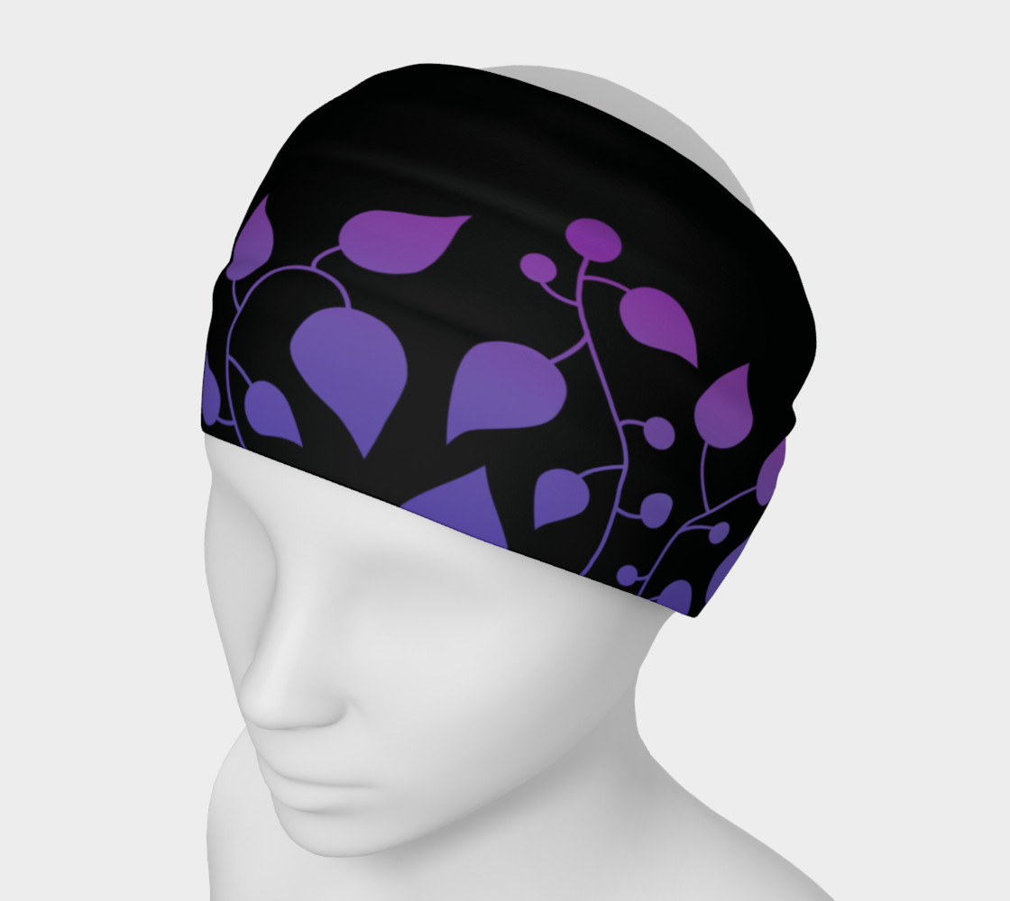 Wild Vine - Midnight Amethyst Headband preview #1