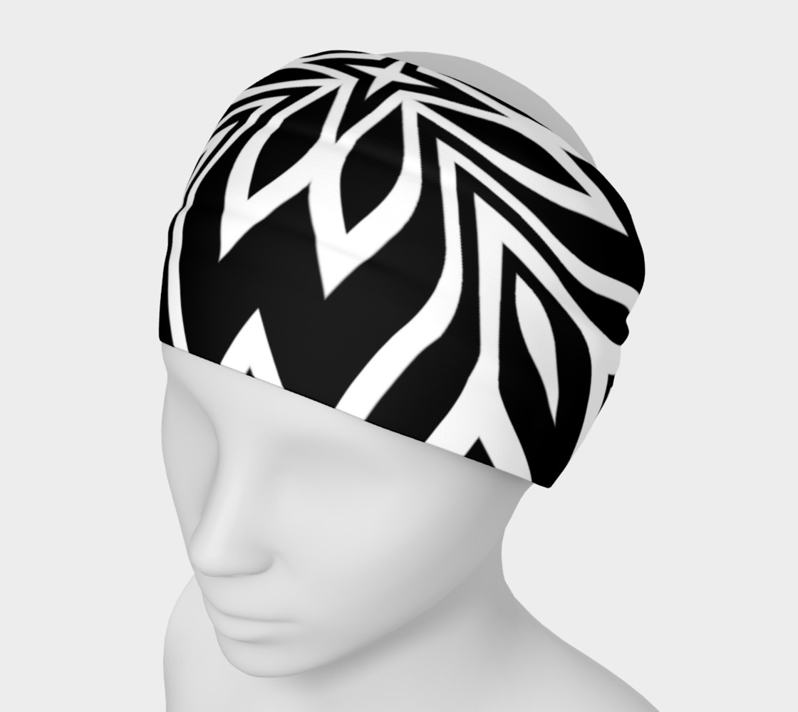 Funky Tribe Black+White Pattern V2 preview #1