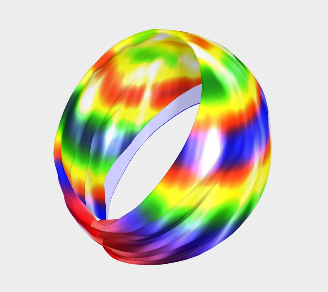 Retro Tie Dye Primary Colors preview #2
