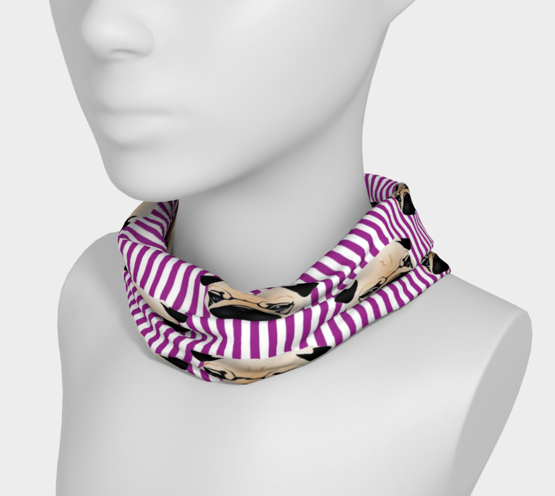 Pugs on Purple Stripes preview #3