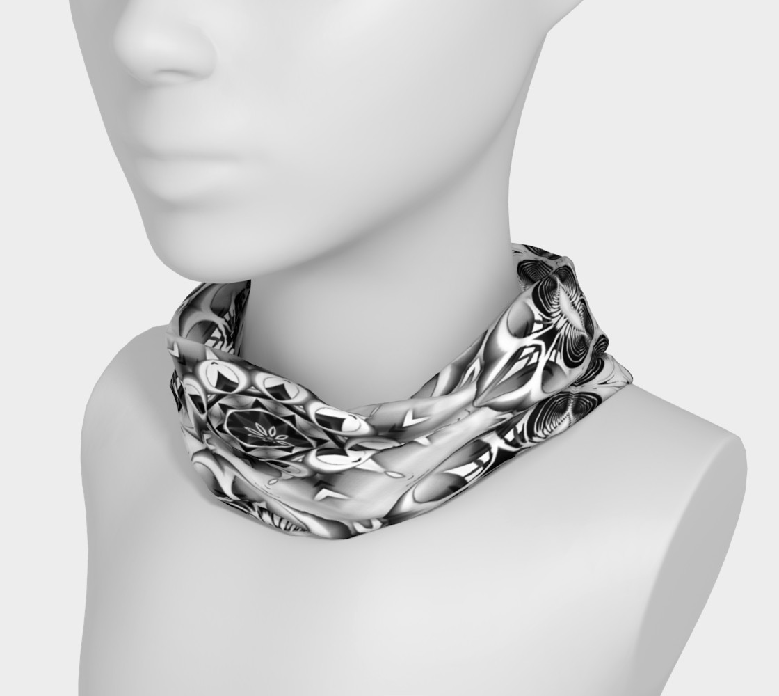 Black+White Tribal Weave Pattern V2 preview #3