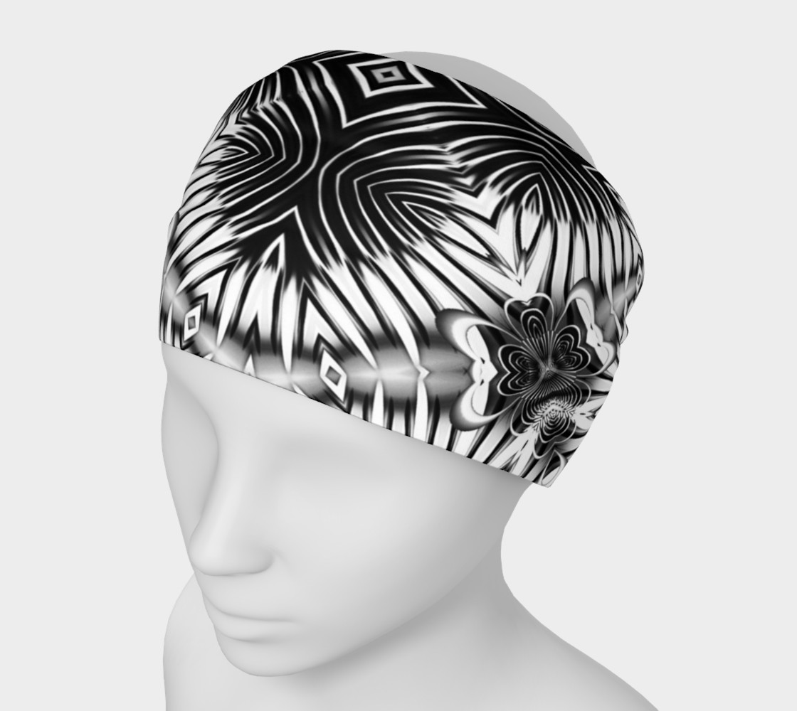 Black+White Tribal Weave Pattern V6 preview #1