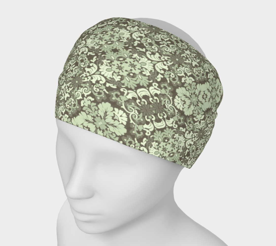 Vintage Tapestry Print yoga headband 3D preview