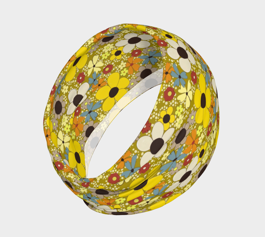 Mod Flowers 200 Patterned Headband preview #2