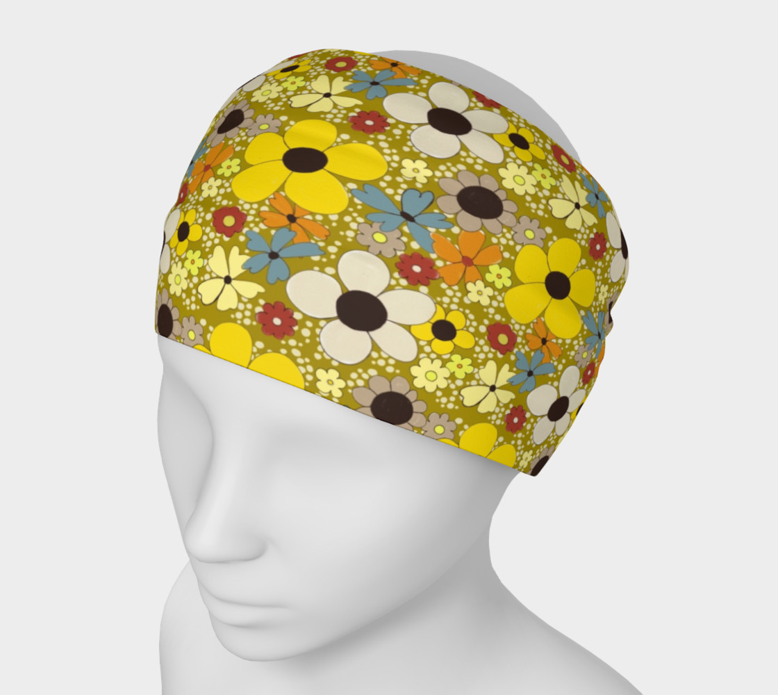 Mod Flowers 200 Patterned Headband preview #1