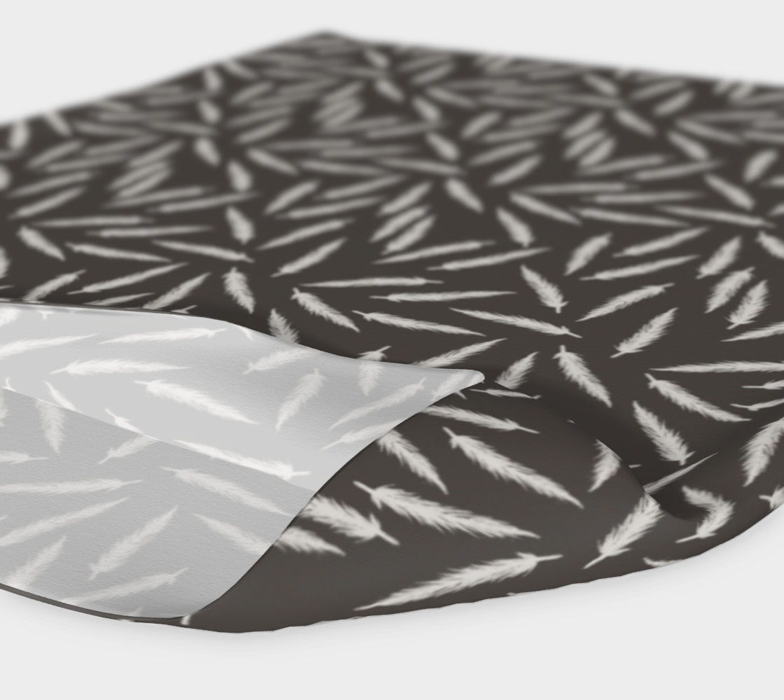 Rebel Feathers Grey Patterned Headband preview #4