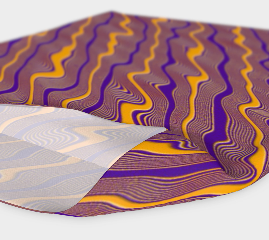 Orange and Purple Crazy Stripes Headband preview #4