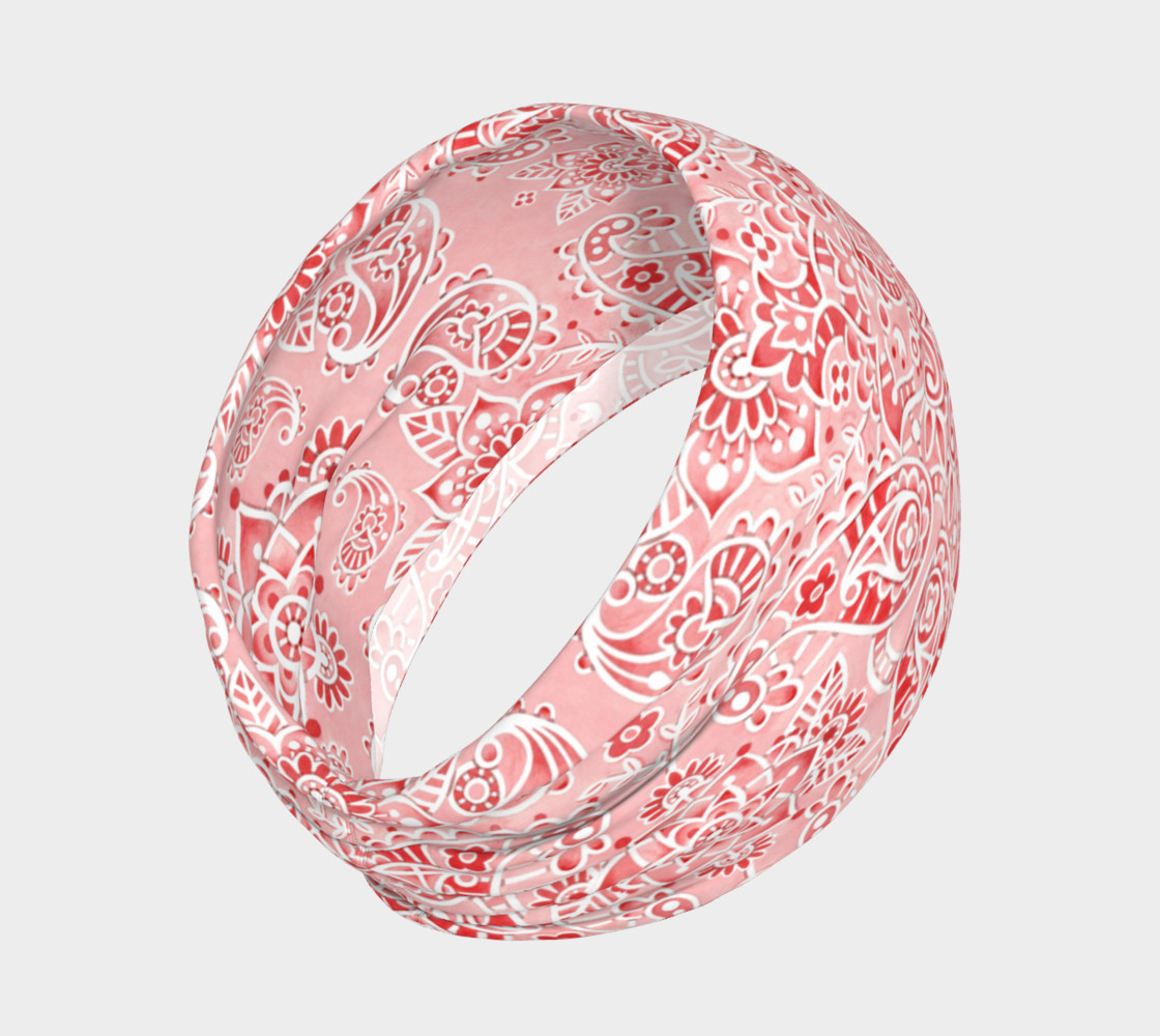Pink Paisley Bandana preview #2