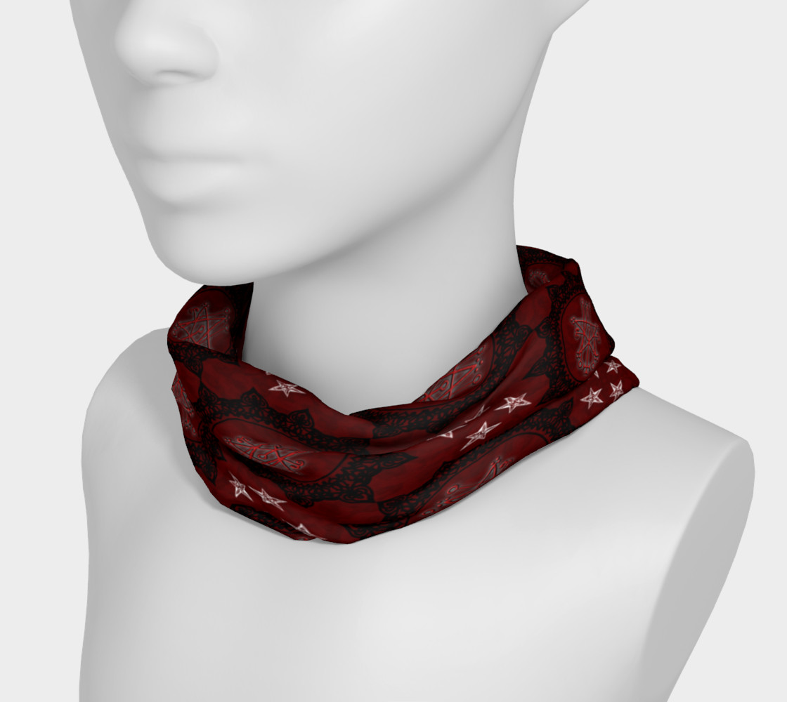 Occult Symbol Gothic Print Headband preview #3