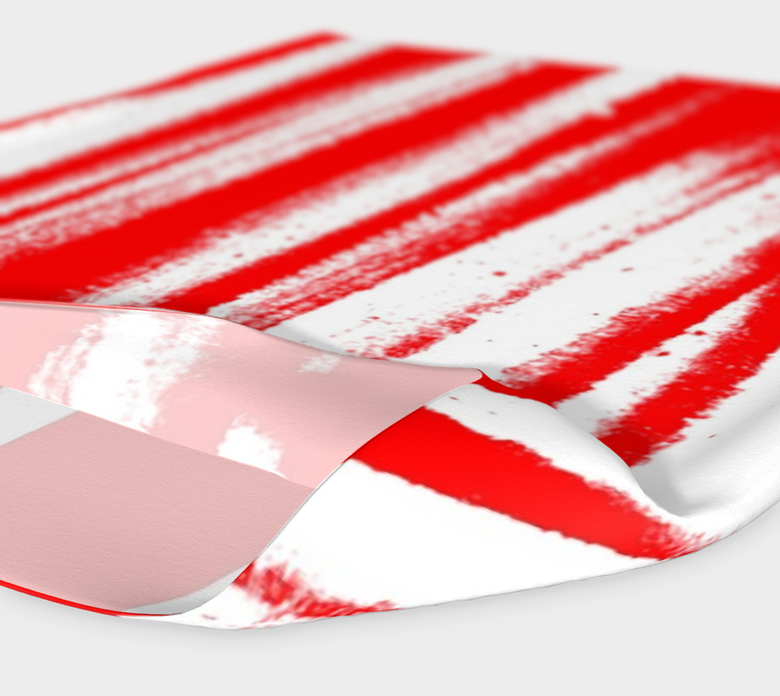 Red White Stripe Headband preview #4