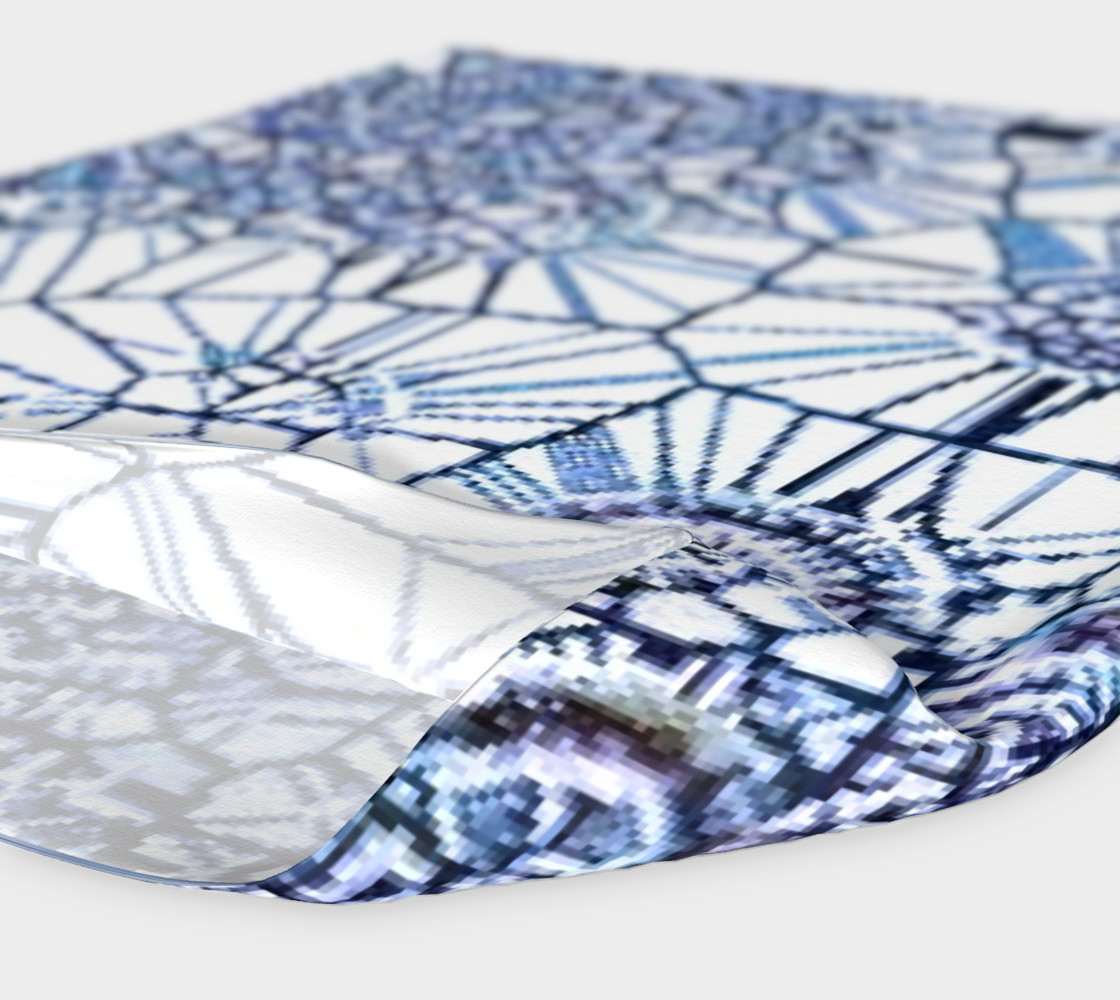 blue abstract head band preview #4